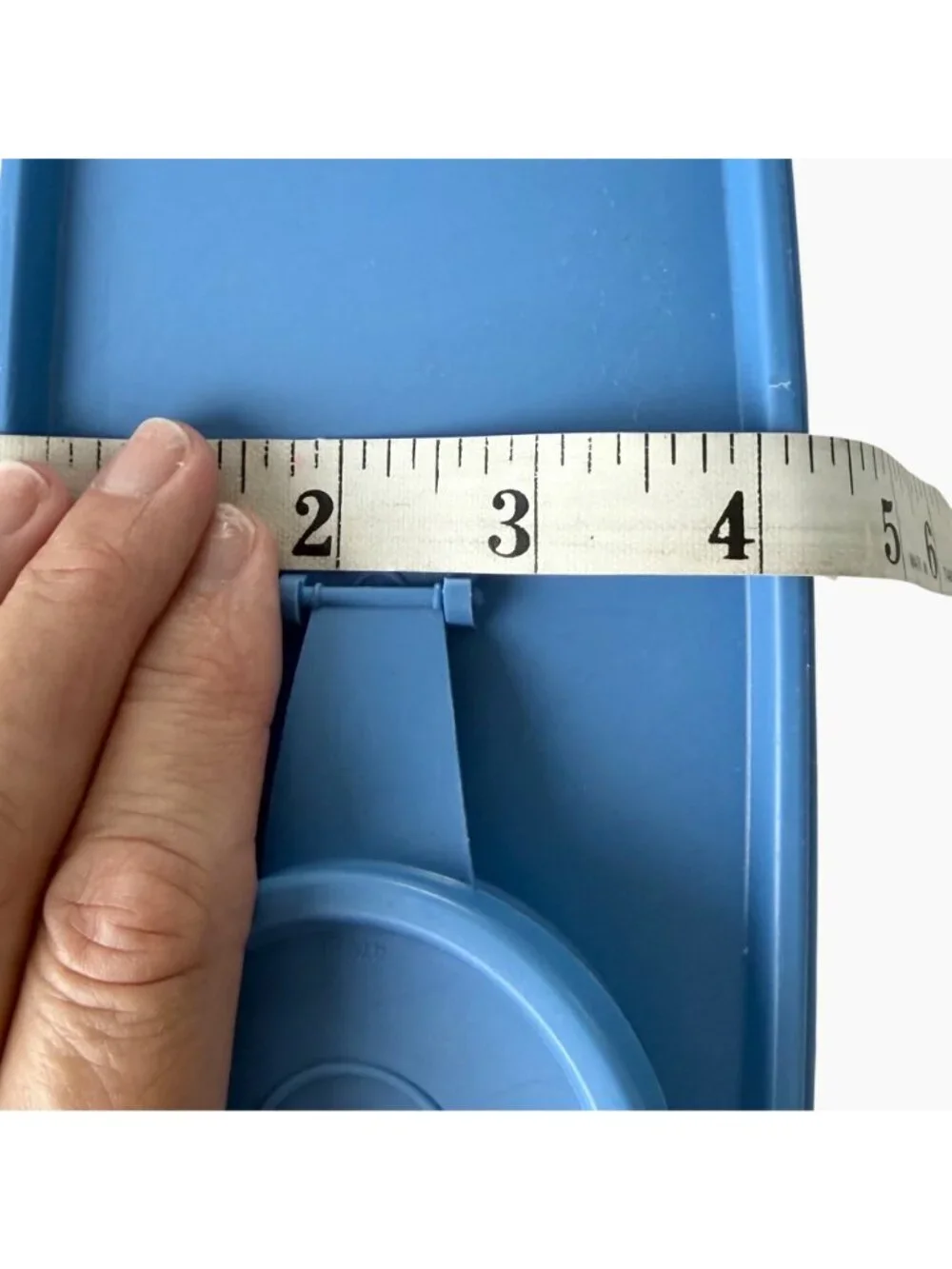 Vintage Tupperware Cereal Keeper 13 Cup #469 Bold N Blue Flip Top Lid 470 471